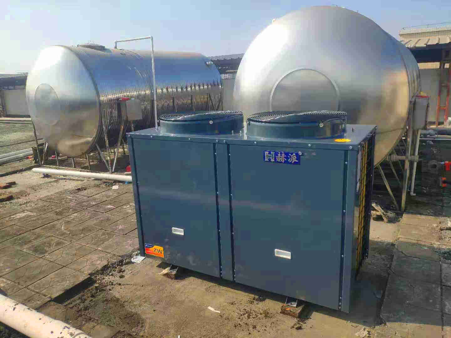 空氣源熱泵熱水工程機(jī)組的設(shè)計(jì)、安裝、計(jì)算詳解